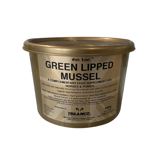 Trilanco Gold Label Green Lipped Mussel Equine Supplement 450g