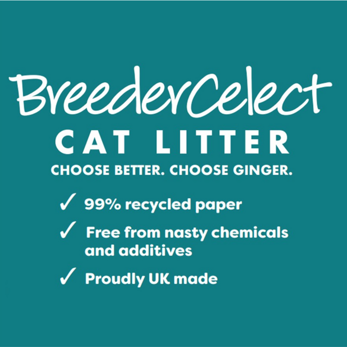 Breeder Celect Paper Cat Litter 30L