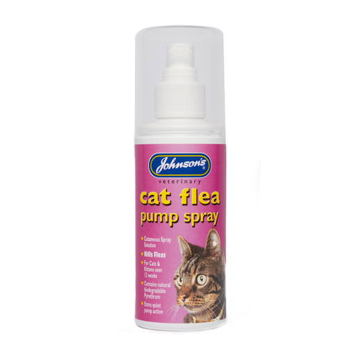 Johnsons Cat Flea Pump Spray for Cats & Kittens 100ml