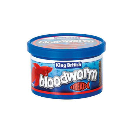 King British Bloodworm Fish Treats 7g