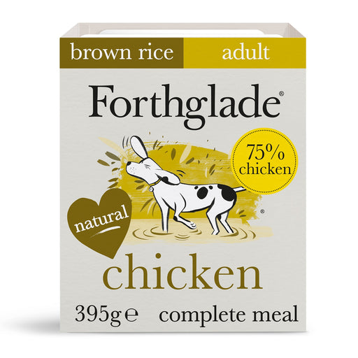 Forthglade Complete Meal Chicken with Brown Rice & Vegetables Natural Wet Dog Food 395g