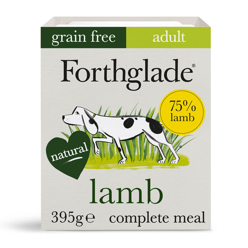 Forthglade Complete Meal Grain Free Lamb with Butternut Squash & Vegetables Natural Wet Dog Food 12 x 395g