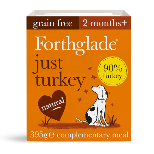 Forthglade Just Complementary Range Just Turkey Natural Wet Dog Food 12 x 395g