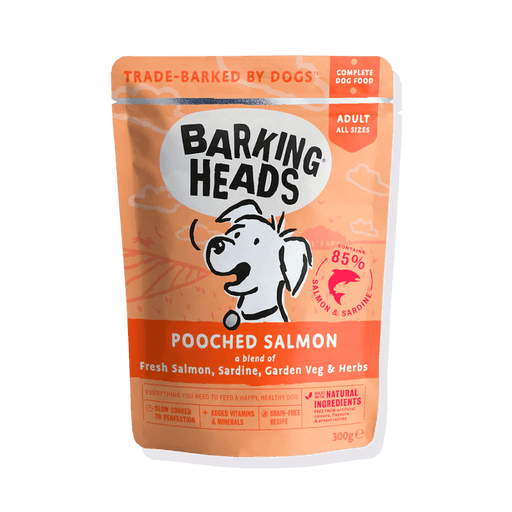 Barking Heads Pooched Salmon Adult Wet Dog Food 300g