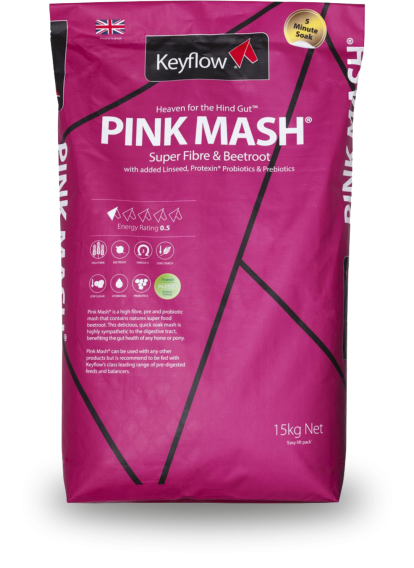 Keyflow Pink Mash Super Fibre & Beetroot Equine Food 15kg