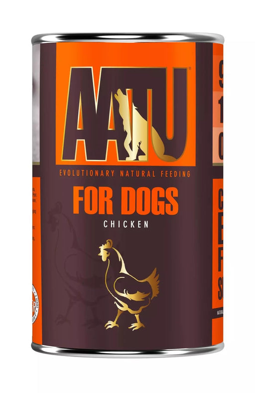 AATU 90/10 Grain Free Chicken Adult Wet Dog Food 400g