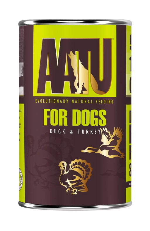 AATU 90/10 Grain Free Duck & Turkey Adult Wet Dog Food 400g