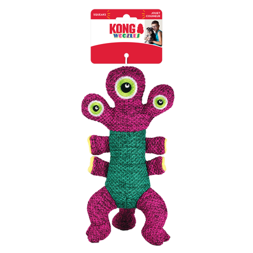 KONG Woozles Pink Dog Toy Medium