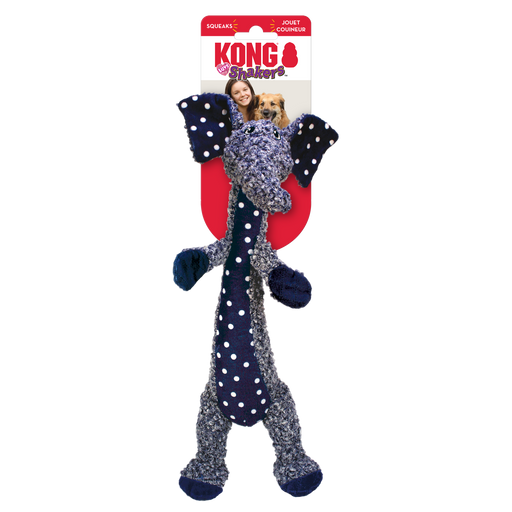 KONG Shakers Luvs Elephant Dog Toy Small