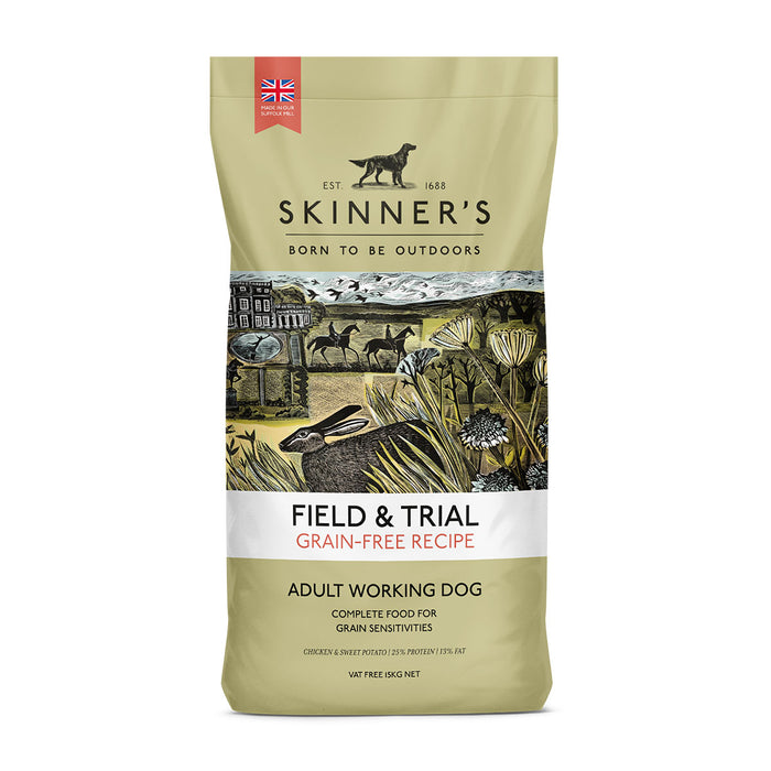 Skinner's Field & Trial Grain Free Chicken & Sweet Potato Adut Working Dry Dog Food