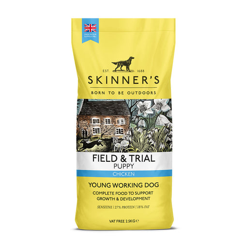 [Clearance Sale] Skinner's Field & Trial Chicken Puppy & Junior Working Dry Dog Food 15kg