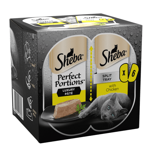 Sheba Perfect Portions with Chicken in Loaf Wet Cat Food 3 x (2 x 37.5g)