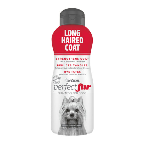 TropiClean Long Haired Coat Shampoo for Dogs 473ml