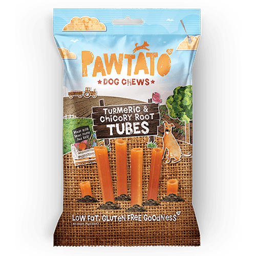 Benevo Pawtato Turmeric & Chicory Root Tubes Dog Treats - 90g