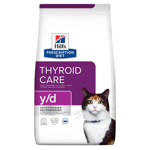 Hill's Prescription Diet Y/D Thyroid Care Dry Cat Food 1.5kg