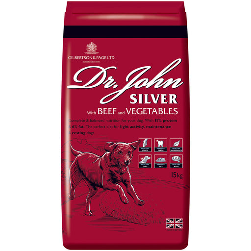 Dr John Silver with Beef and Vegetables Dry Dog Food 15kg