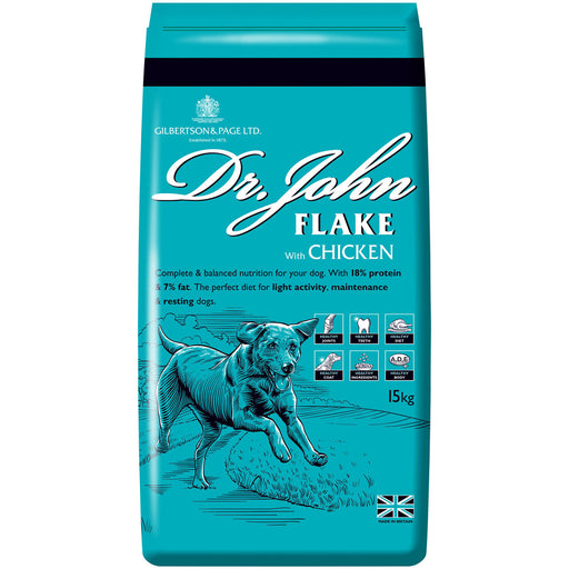 Dr John Flake with Chicken Dry Dog Food 15kg