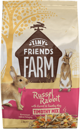 Supreme Tiny Friends Farm Russel Rabbit Food Timothy Mix 2.5kg