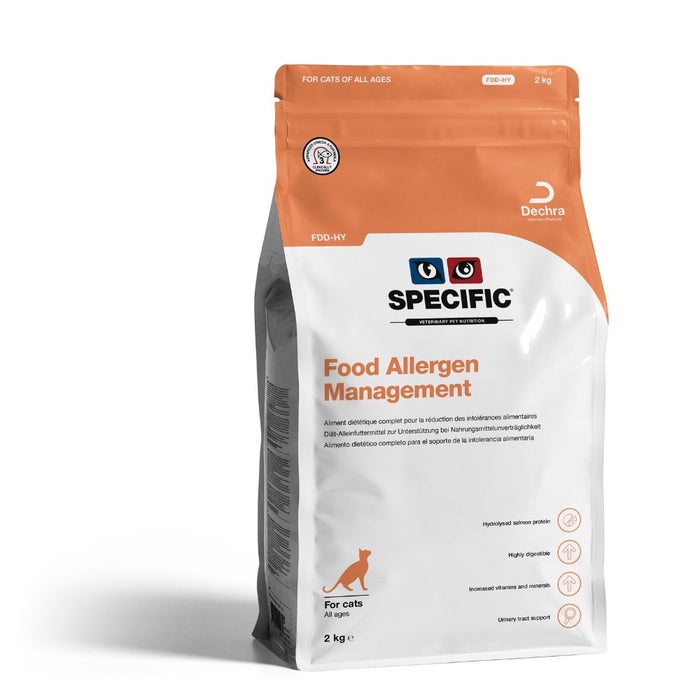 Dechra SPECIFIC FDD-HY Food Allergen Management Dry Cat Food 2kg