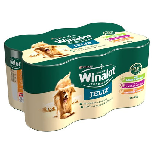 Winalot Hearty Duo Dog Food Meat In Jelly 6x400g