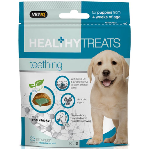 Mark & Chappell Teething Treats For Puppies Dog Treats 50g