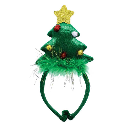 Happy Pet Christmas Tree Headband S/M