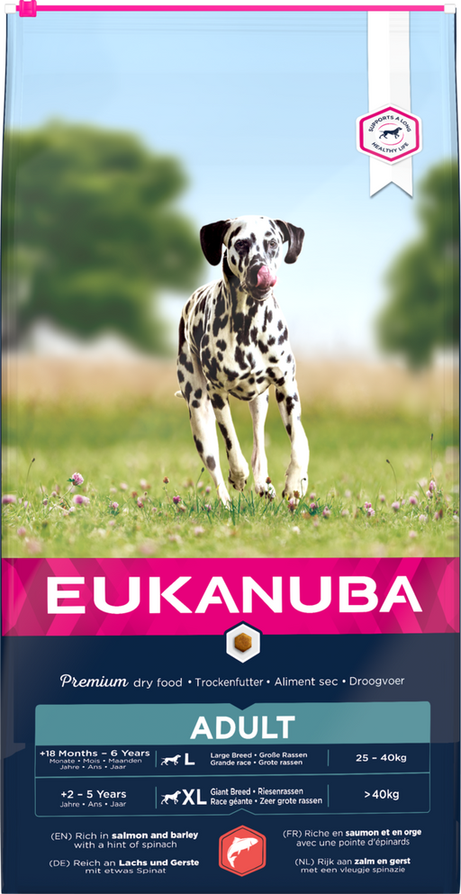 Eukanuba Adult Salmon & Rice Dry Dog Food 12kg