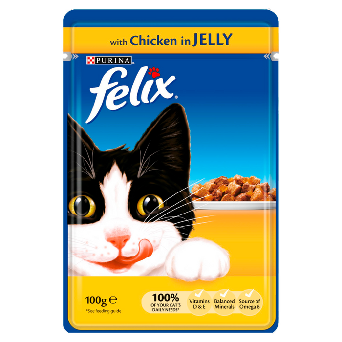 Felix Pouch Chicken in Jelly Cat Food