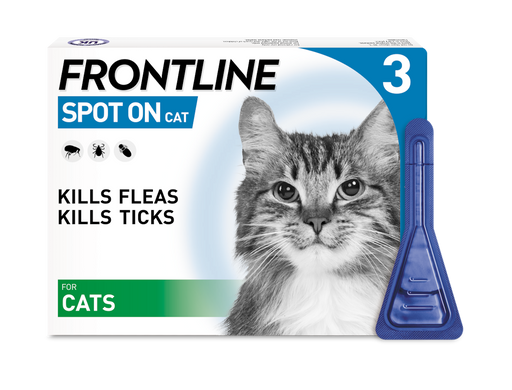Frontline Spot On Flea & Tick Treatment Cat - 3 pack