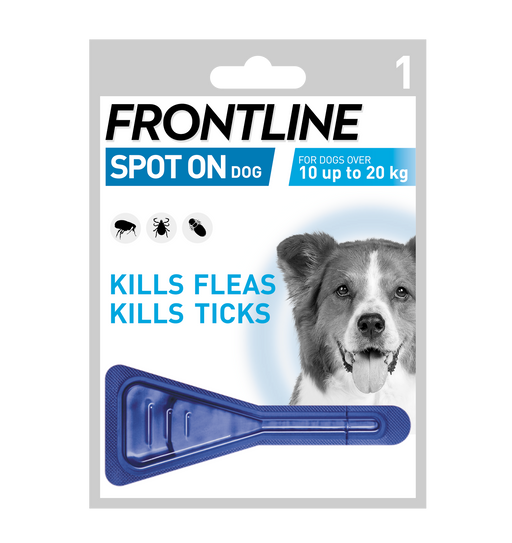 Frontline Spot On Flea & Tick Treatment Medium Dog (10-20kg) - 1 pack