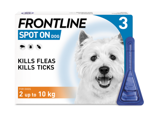 Frontline Spot On Flea & Tick Treatment Small Dog (2-10kg) - 3 pack