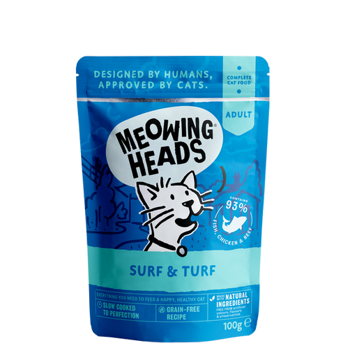 Meowing Heads SURF & TURF 100g