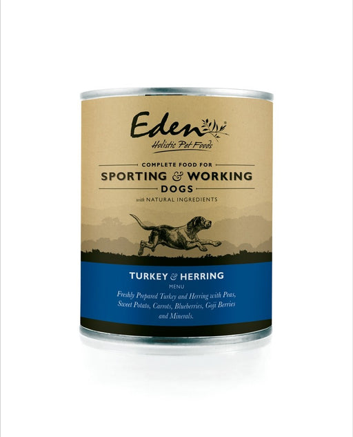 Eden Wet Food for Working and Sporting Dogs: Turkey and Herring