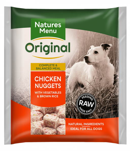 Natures Menu Raw Dog Food Original Nuggets Chicken 1kg